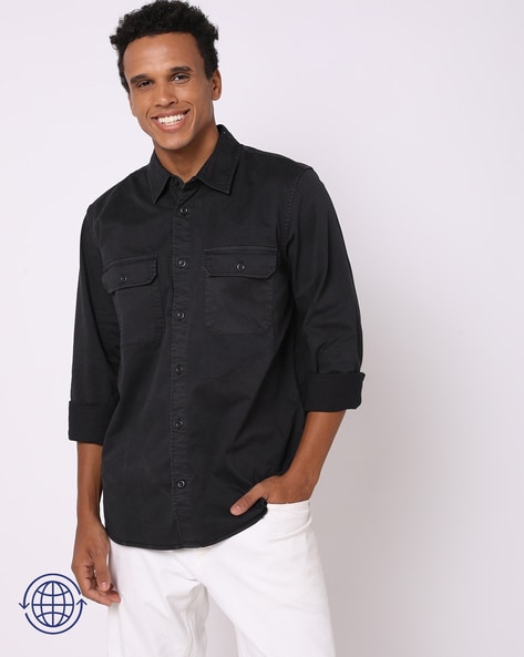 Gap black denim clearance shirt