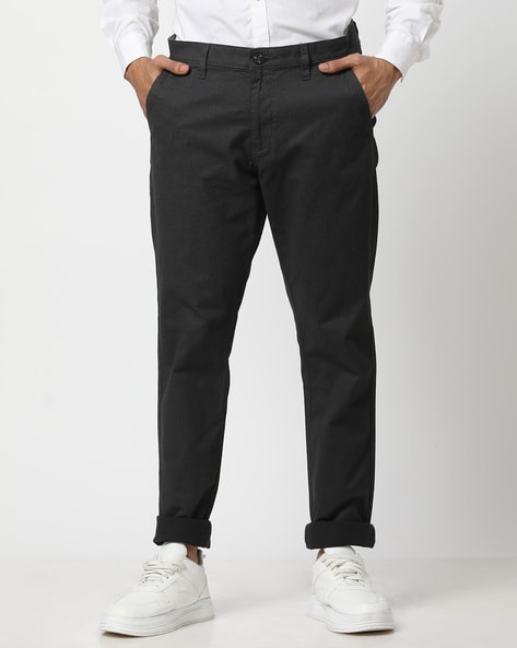 Men Flat-Front Comfort Fit Chinos