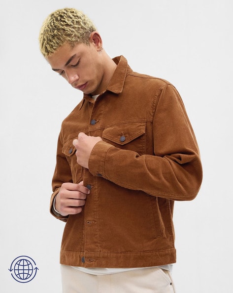 Buy Brown Jackets Coats for Men by GAP Online Ajio