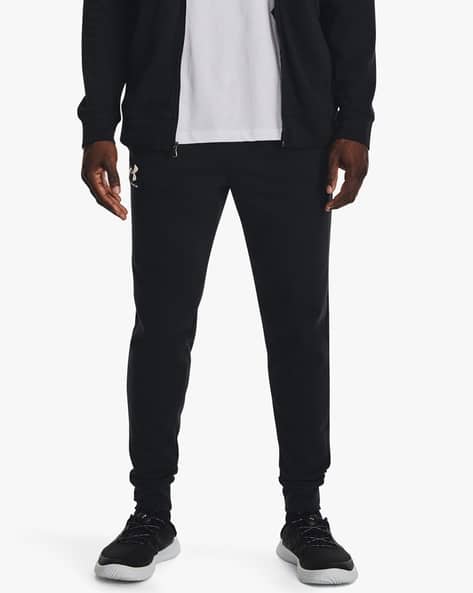 Under Armour Men Rival Terry Joggers with Drawstring Waist