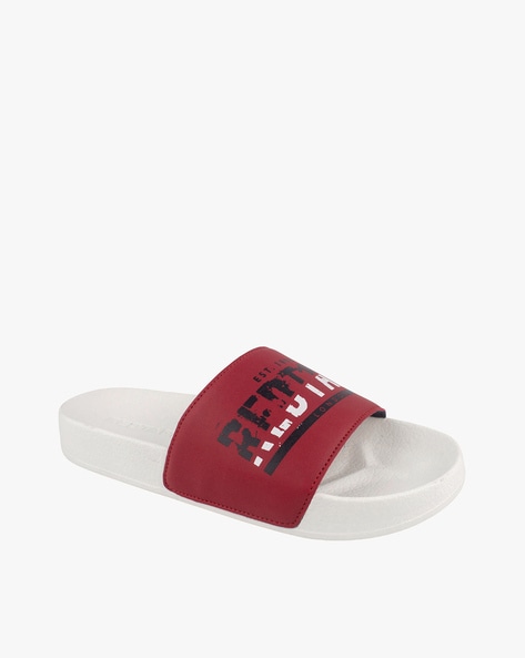 Open-Toe Slip-On Flat Slides