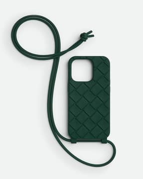 BOTTEGA VENETA iPhone 14Proケース　オリーブグリーン -288Wx360H-410385354-3046-