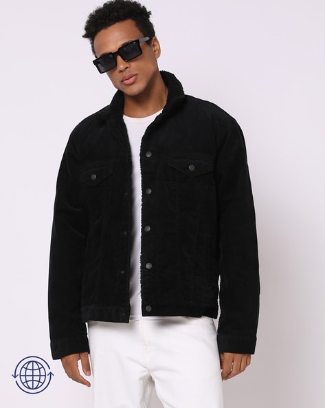 Gap denim jacket with fur trim. Size small, true to... - Depop