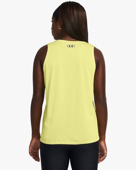 Women Tech Twist Loose Fit Tank Top