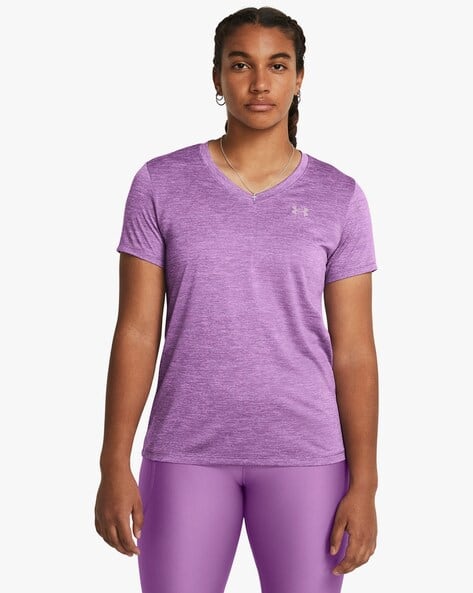 Women Tech Twist V-Neck T-Shirt