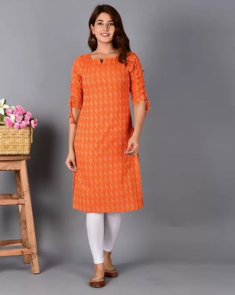 Women Printed Straight Kurta