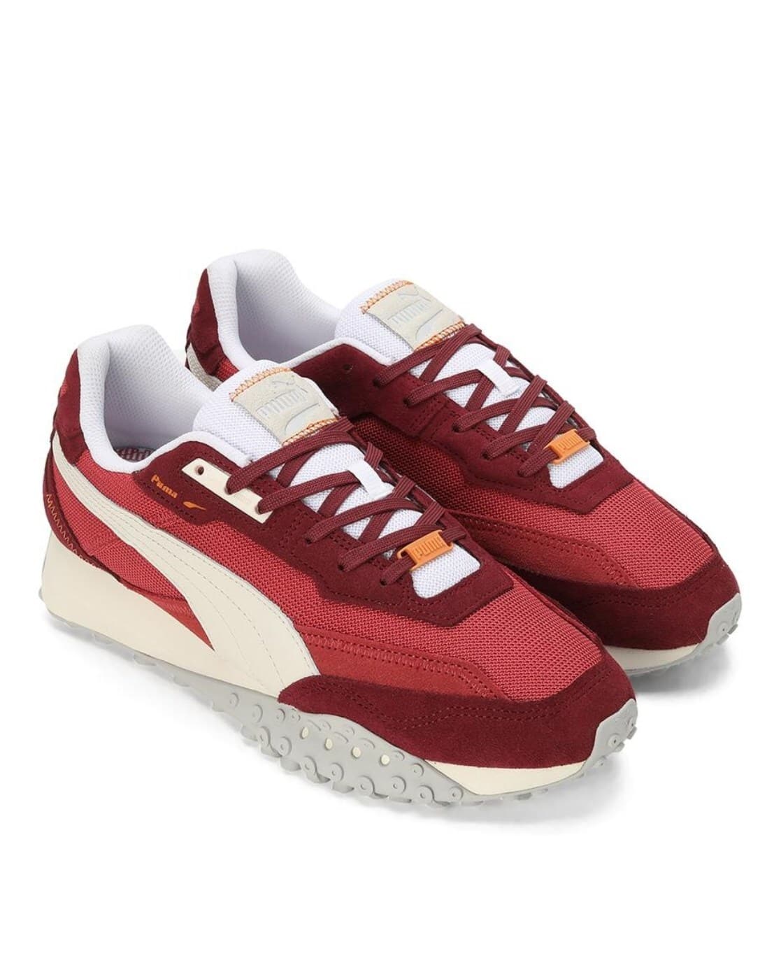 Puma Rider Style Rider Warm Texture Sneaker Blktop Rider Washed Lace-Up  Sneakers