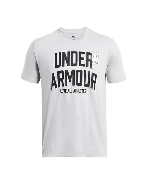 Men Logo Print Crew-Neck T-Shirt