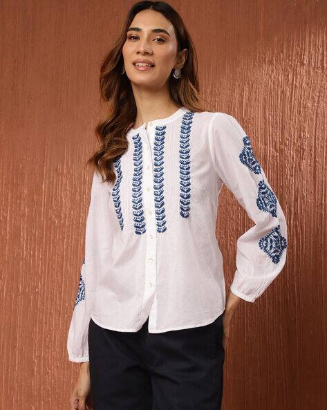 Women Embroidered Shirt
