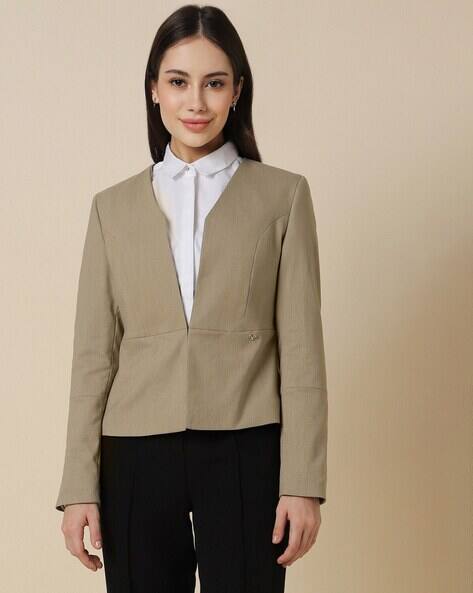 ALLEN SOLLY Women Single-Breasted Blazer