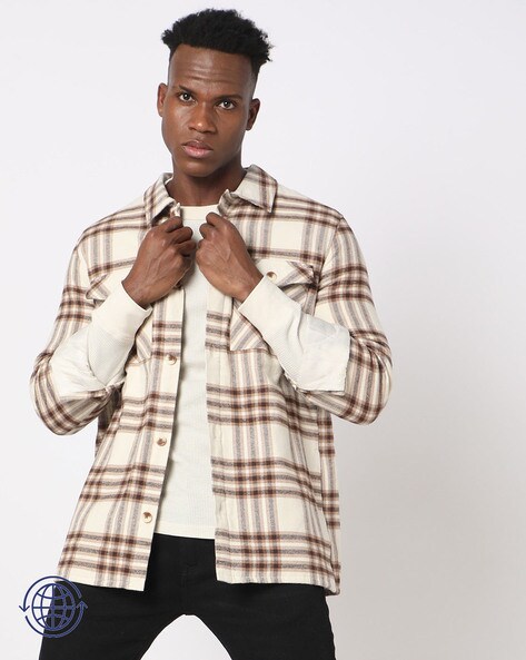 Gap plaid on sale shirt mens