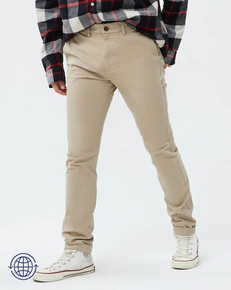 Buy Beige Trousers Pants for Men by GAP Online Ajio