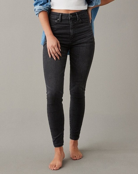 Buy Black Jeans Jeggings for Women by AMERICAN EAGLE Online Ajio