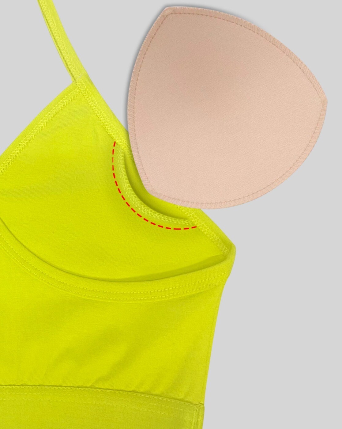 Neon Yellow Sport Bra