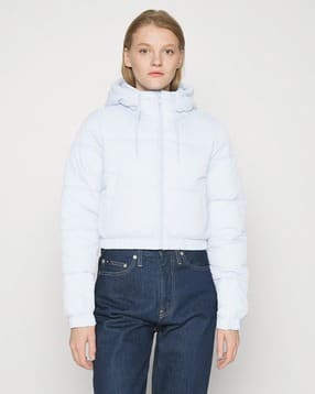 kotty Women Quilted Hooded Bomber Jacket-picture-29