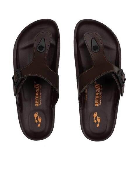 Buy Brown Flip Flop Slippers for Men by AEROWALK Online Ajio