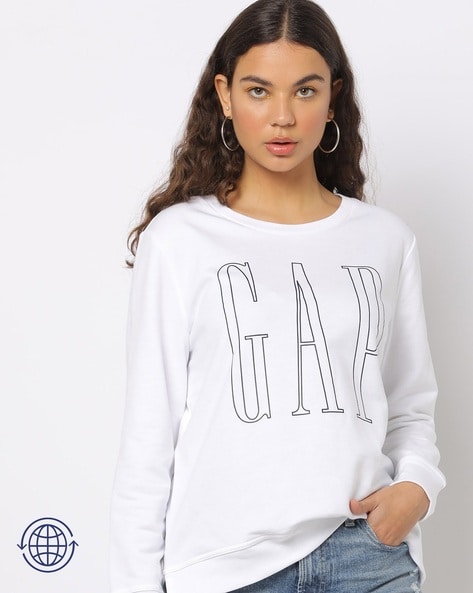 Gap logo on sale sweatshirt womens