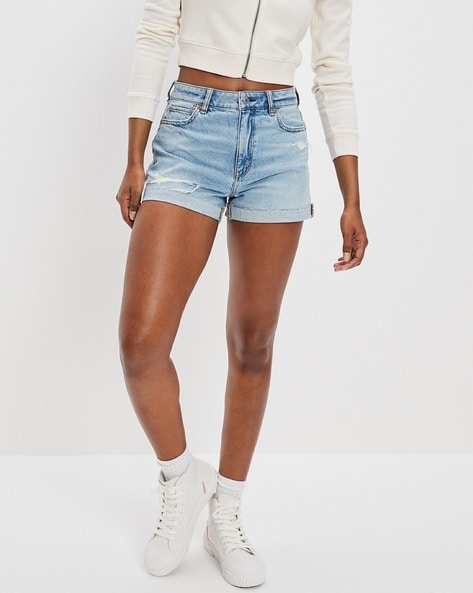 Buy Blue Shorts for Women by AMERICAN EAGLE Online Ajio