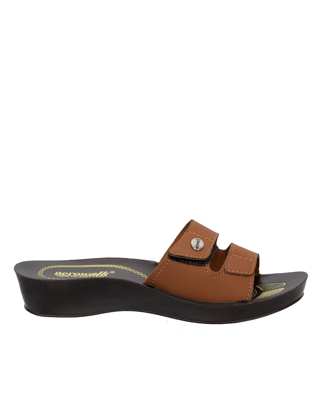 Aerowalk Women Sandal #AT34 - BROWN – The Condor Trendz Store