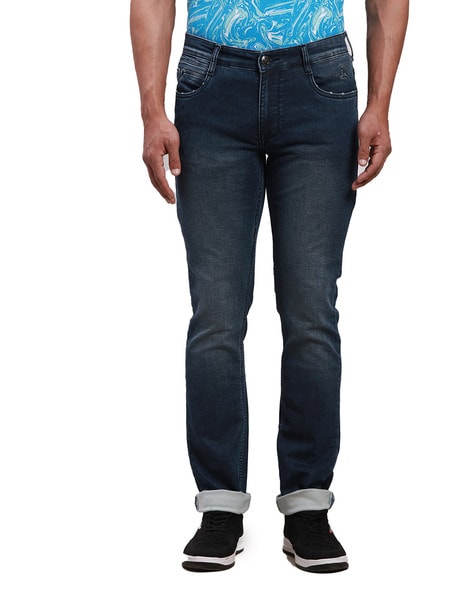 Parx Men Mid-Wash Slim Fit Jeans