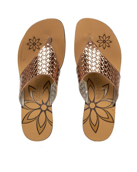 Buy Brown Flip Flop & Slippers for Women by AEROWALK Online | Ajio.com