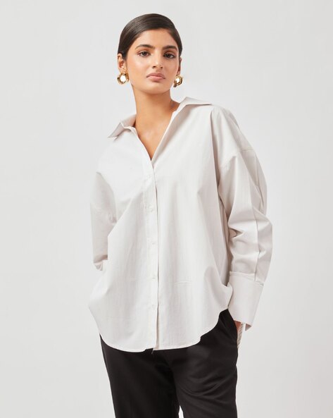 Buy White Shirts for Women by Contemponari Online Ajio