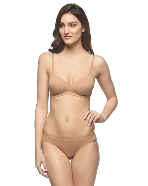 Buy Amante Padded Non Wired Full Coverage T-Shirt Bra - Cotton