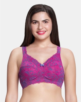 Buy Amante Cotton Casuals Padded Non-Wired T-Shirt Bra - Pink (38C) Online