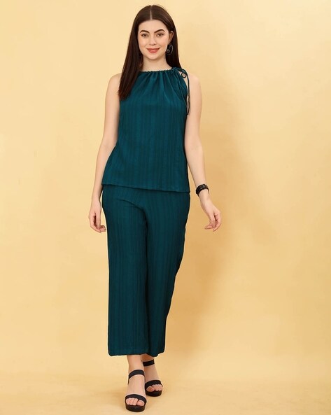 On The Way 2 Piece Palazzo Pants Set