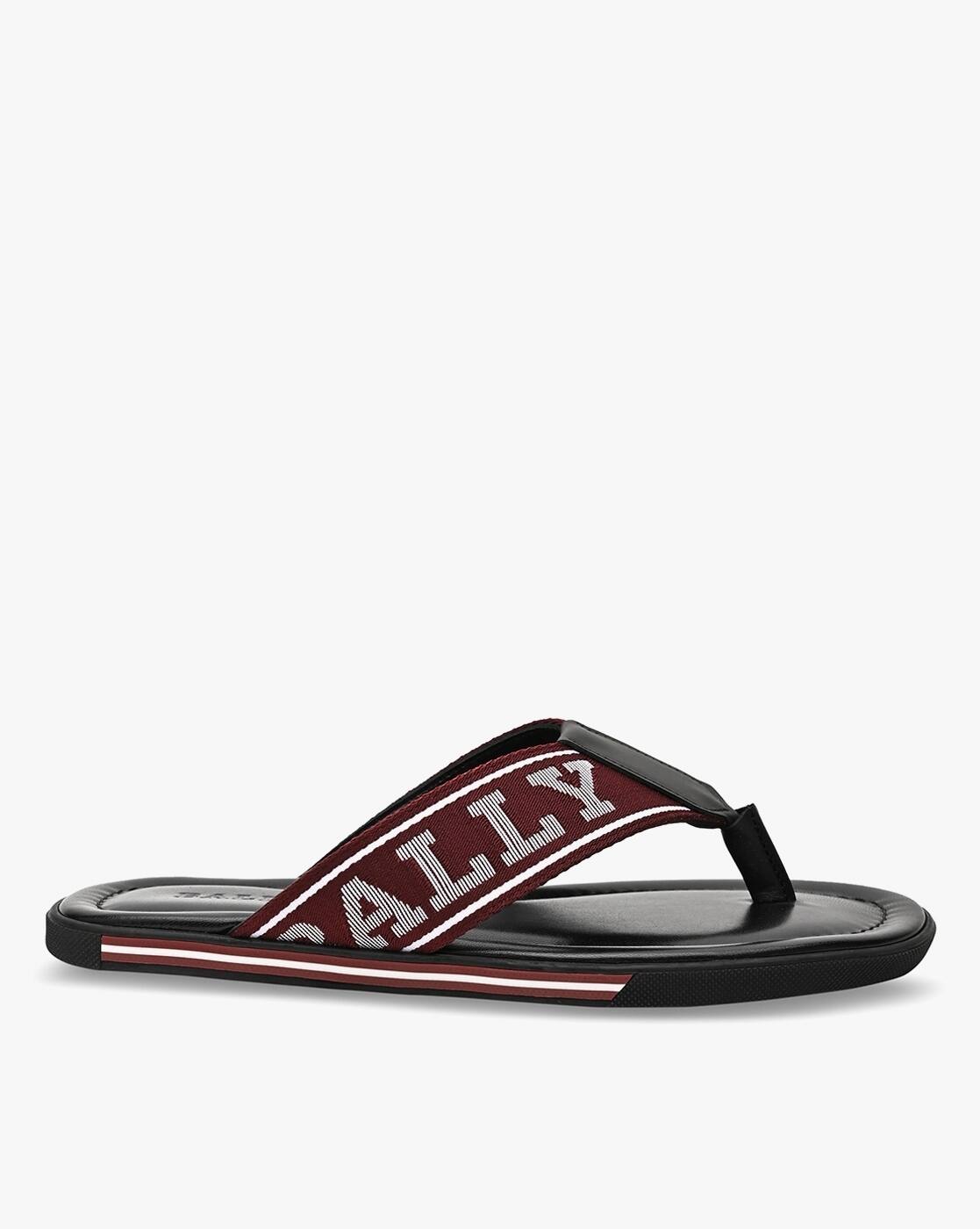 Bondi Thong-Strap Leather Casual Sandals