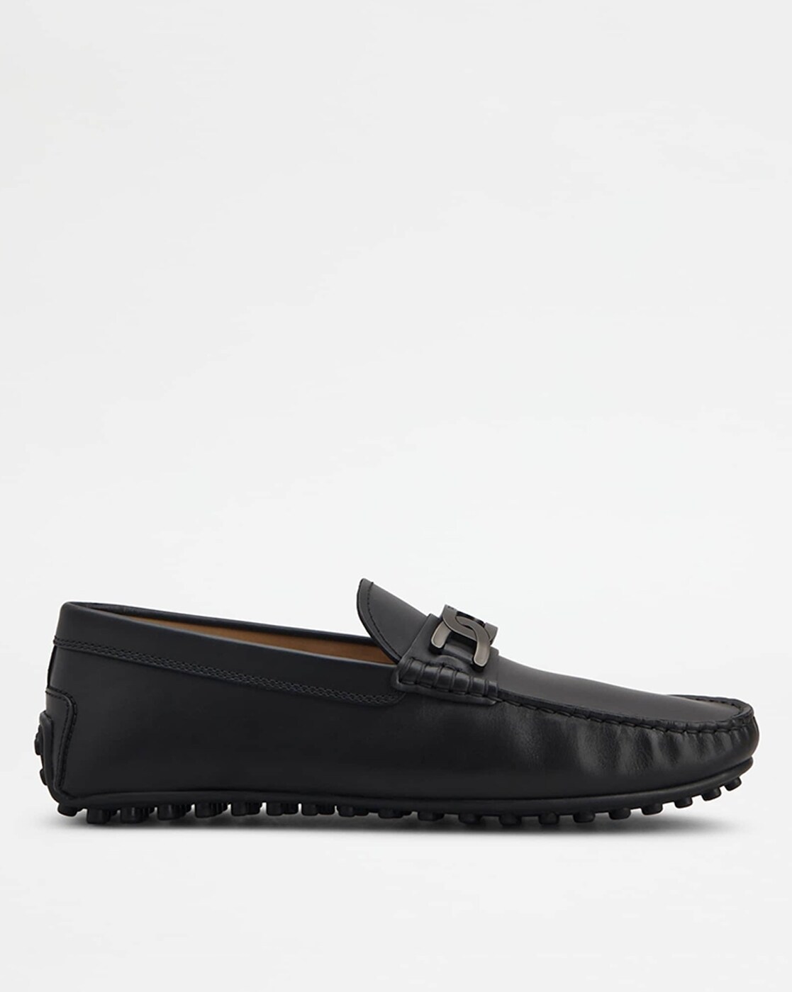 Buy Tod's City Gommino Leather Driving Shoes | Black Color Men