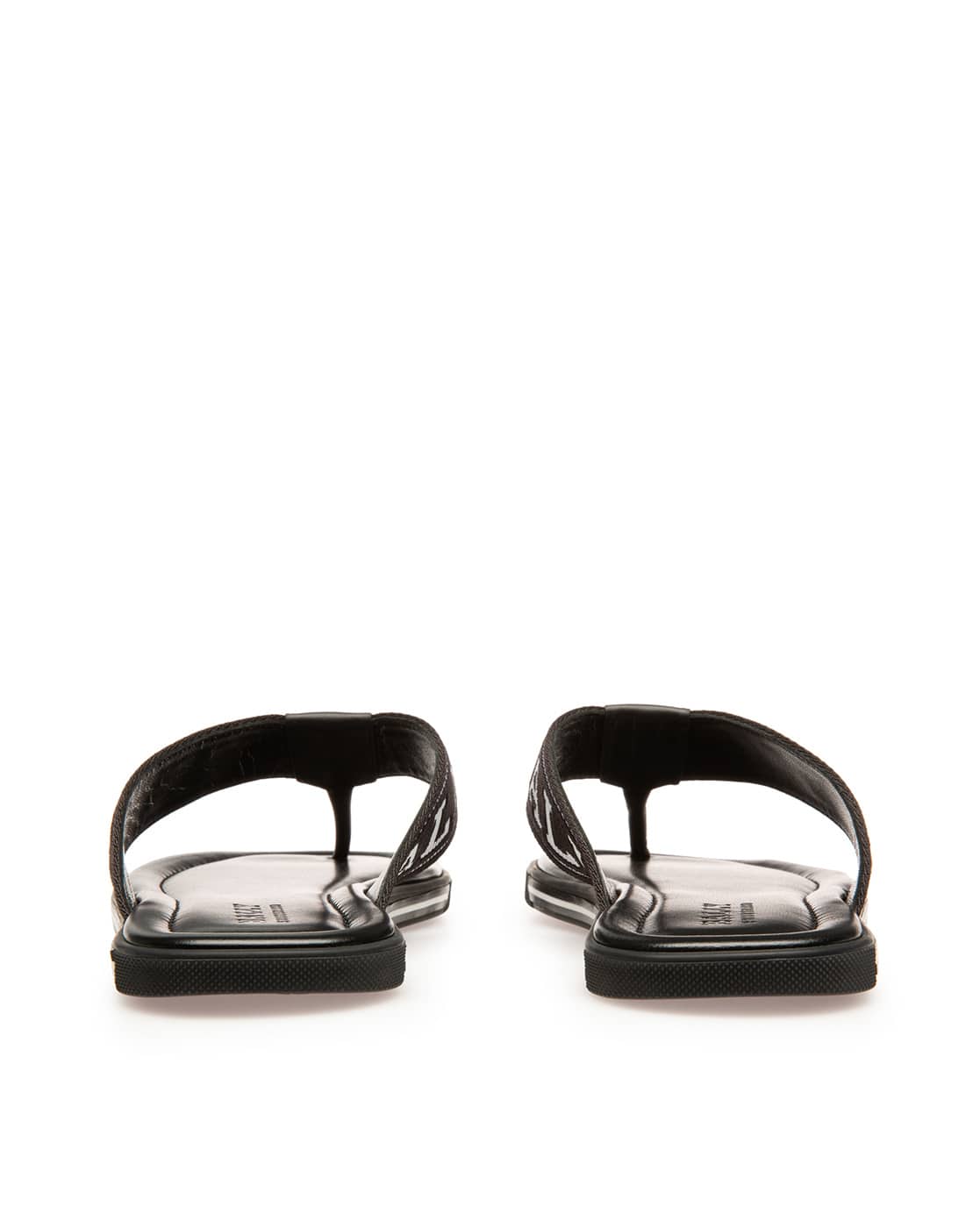靴 Bally Border-T Sandal Bally Border thong sandals - Black - Men | 6213031 | thebs.com