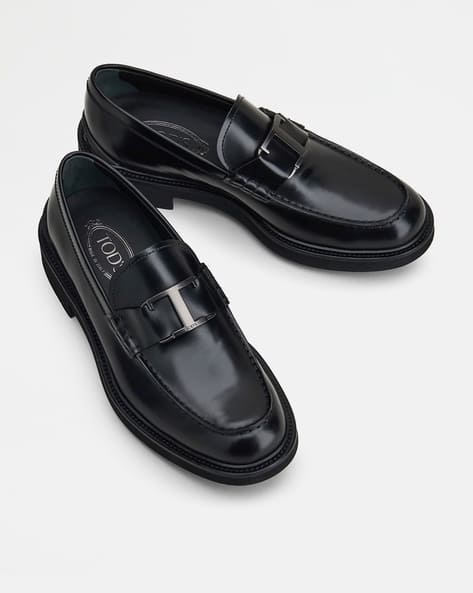 Leather Slip-On Loafers