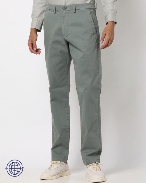 Buy Olive Trousers Pants for Men by GAP Online Ajio