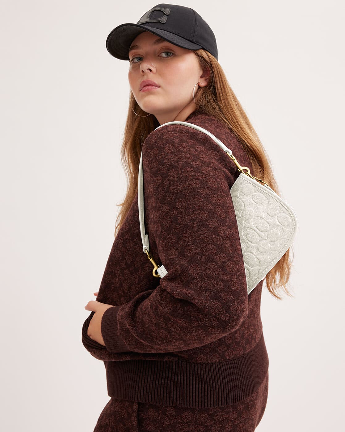 Buy Coach Swinger Medium Bag | White Color Women | AJIO LUXE