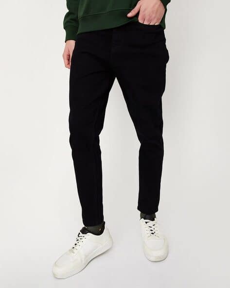 MAX Men Tapered Fit Jeans with 5-Pocket Styling