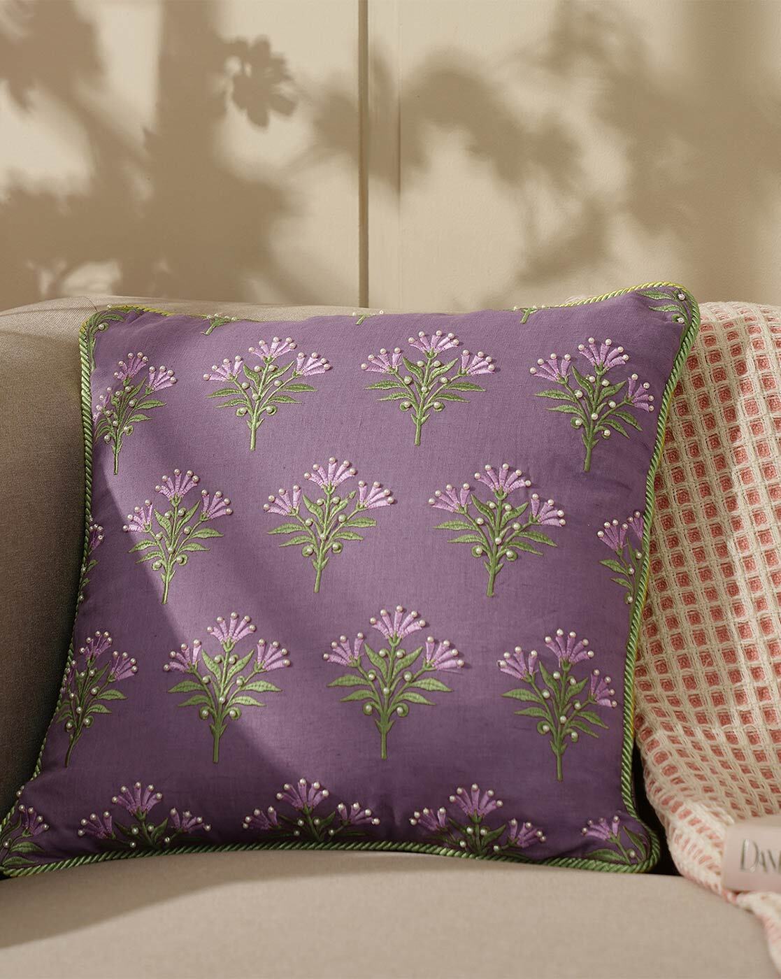 Dark purple cushion covers best sale