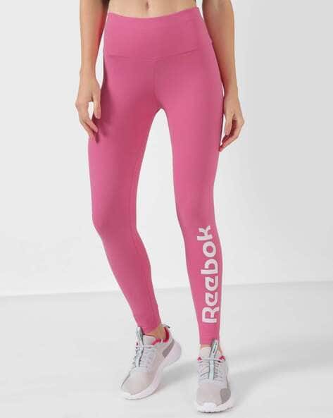 Brand Print Leggings with Elasticated Waist