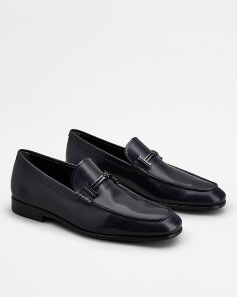 Buy Tod's Double T Leather Loafers u824 Color Men AJIO LUXE