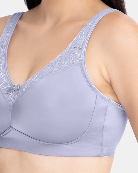 Grey Padded Bra for Support in Thane at best price by Ashish