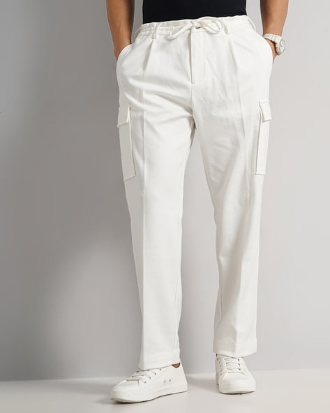 Celio Solid Relaxed Fit Trousers