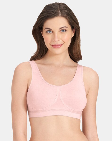 Buy Amante Single Layered Non Wired Full Coverage T-Shirt Bra - Black at  Rs.695 online