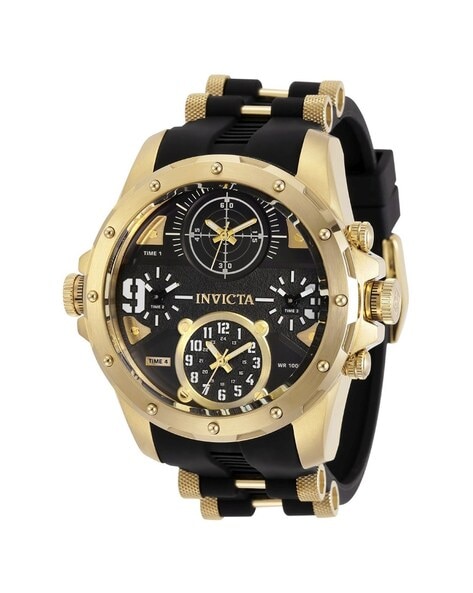 Buy Invicta Bolt Chronograph Black and Gold Stainless Men's Watch 26818  Online at Lowest Price Ever in India | Check Reviews & Ratings - Shop The  World