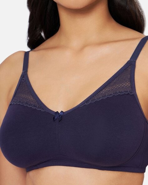 Buy Amante Blue Non Wired Padded T-Shirt Bra for Women Online @ Tata CLiQ
