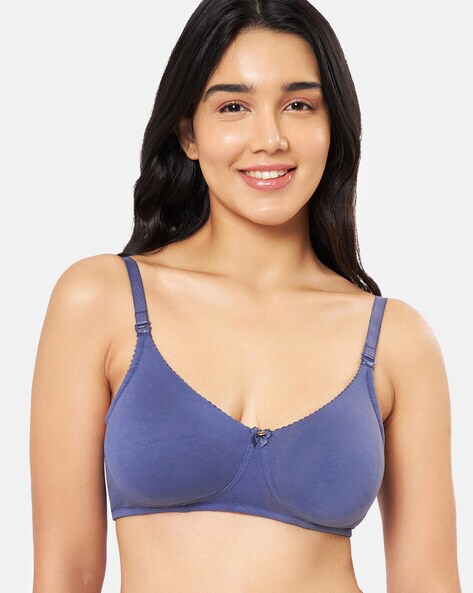 Buy Amante- Cool Contour Non-Padded Non-Wired Support Bra Online India,  Best Prices, COD - Clovia - BR1042122