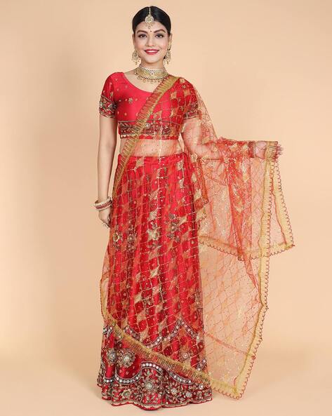 Women Embroidered Dupatta Price in India