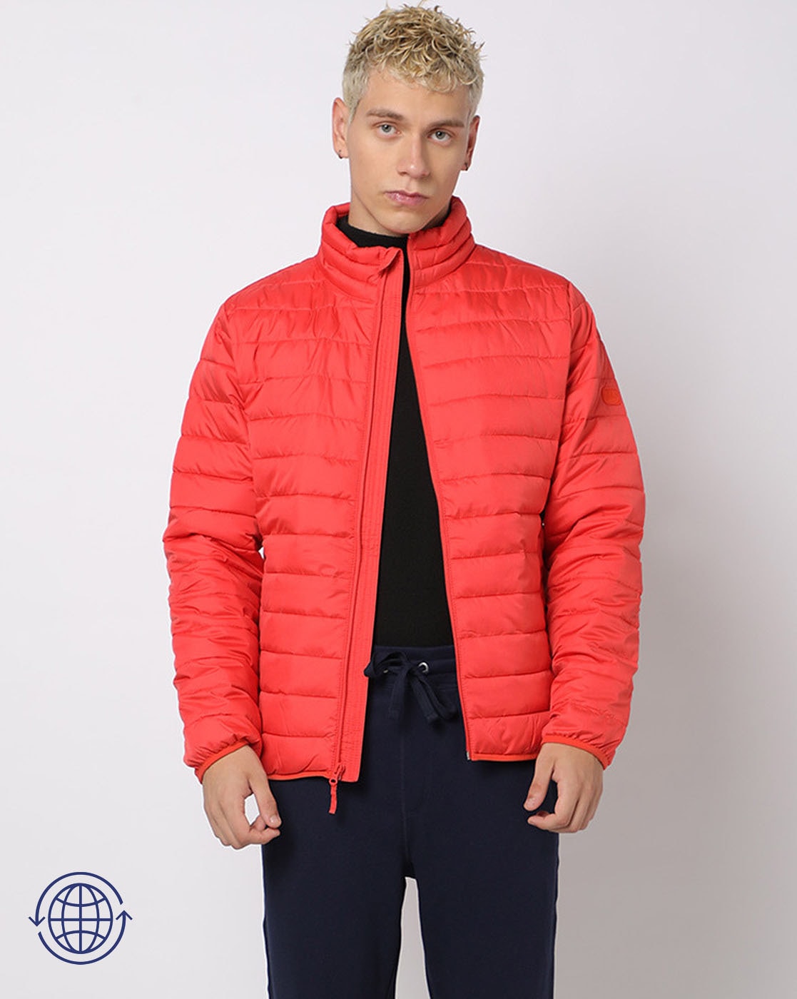 Zip Front Puffer Jacket