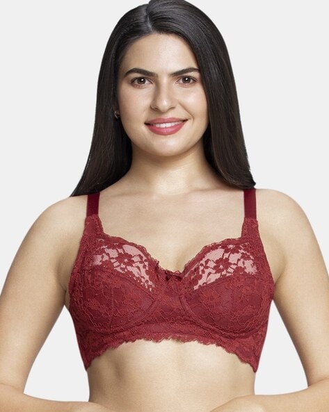 Buy Body Figure Women's Cotton Seamless Non-Padded Bra 28-44 (28-44,  Maroon) Online In India At Discounted Prices