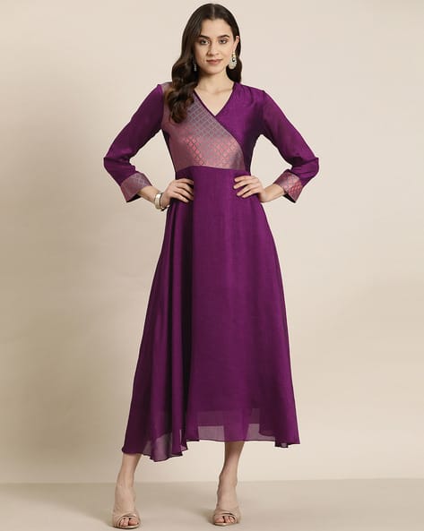 Buy Burgundy Dresses for Women by QURVII DESI Online | Ajio.com Buy Burgundy Dresses for Women by QURVII DESI Online | Ajio.com