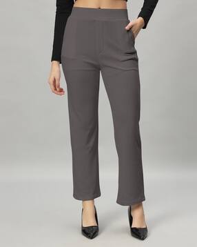 silverfly Flat-Front Pants with Insert Pockets-picture-22